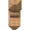 Ekena Millwork Funston Arts and Crafts Smooth Bracket w/ Offset Brace, Western Red Cedar, 7 1/2"W x 18"D x 18"H BKT0806X18X18FST03SWR - alternate 4